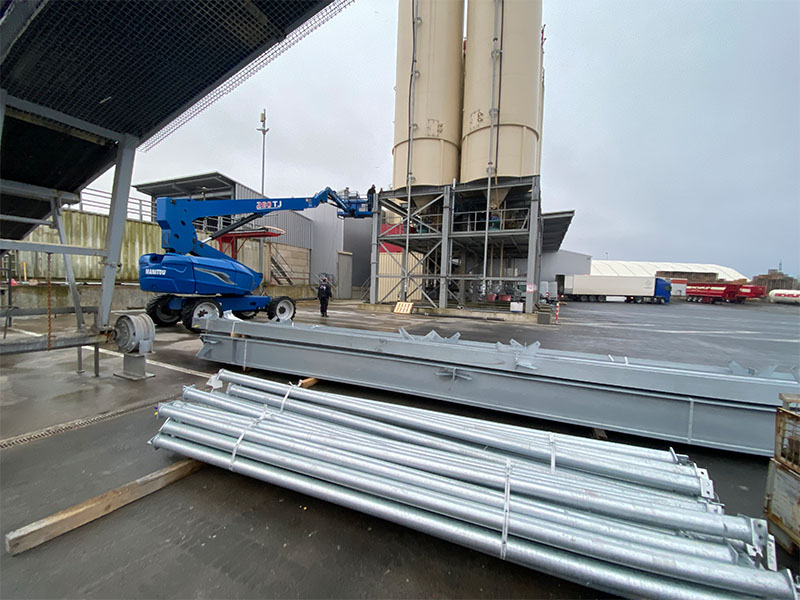 2021 Einhausung Silo Hochsilolager