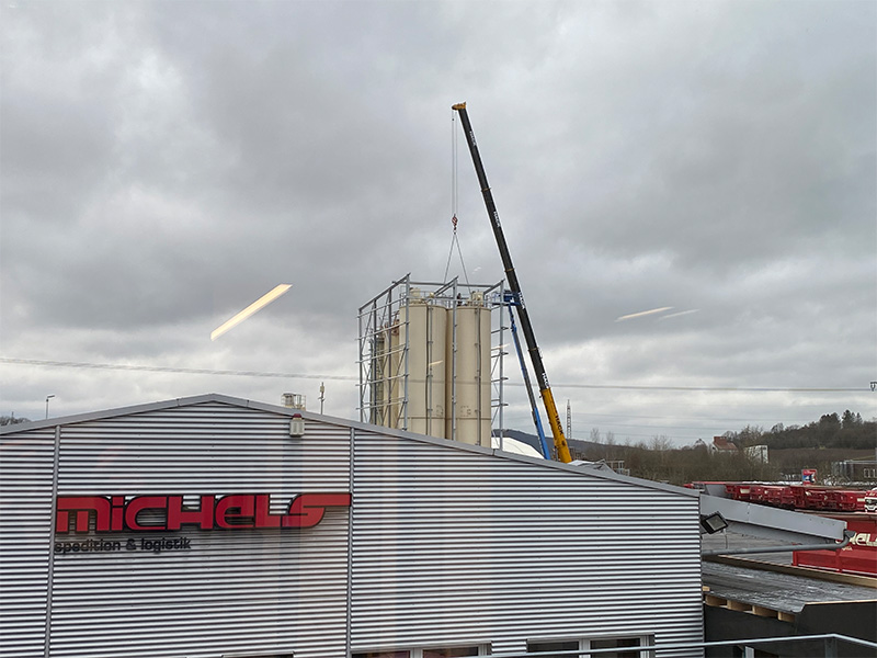 2021 Einhausung Silo Hochsilolager Michels