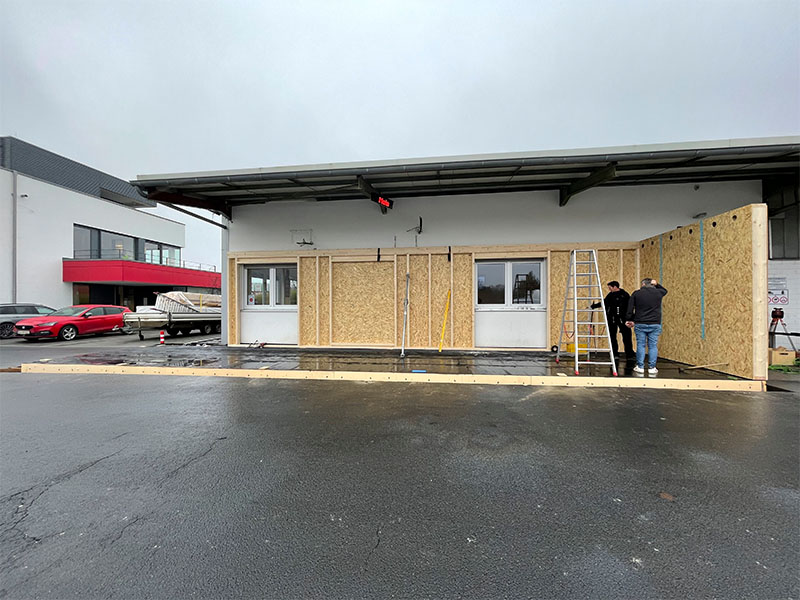 2022 Bau einer Bürobox