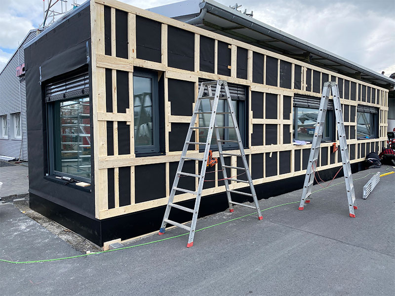 2022 Anbau Spedition Bürobox